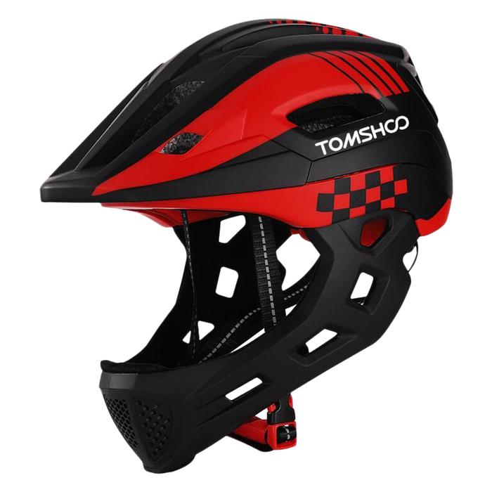 Kid Full Face Bike Helmet MTB Mountain Road Bicycle Full Covered
