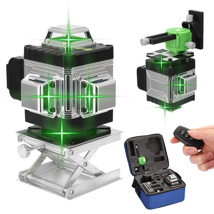 4D 16-Line Laser Level with Self-Leveling,