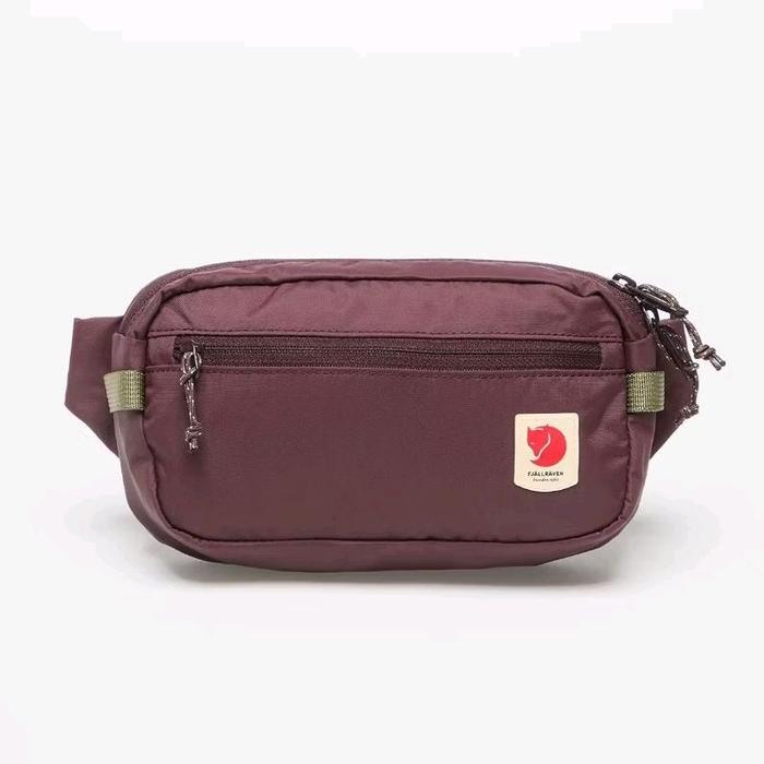 Tas Selempang, Fjallraven Kanken High Coast Hippack BlackBerry 100%Original
