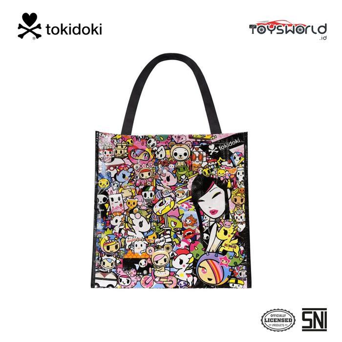 Tokidoki Cotton Candy Dreamin Vinyl Tote Bag-Back