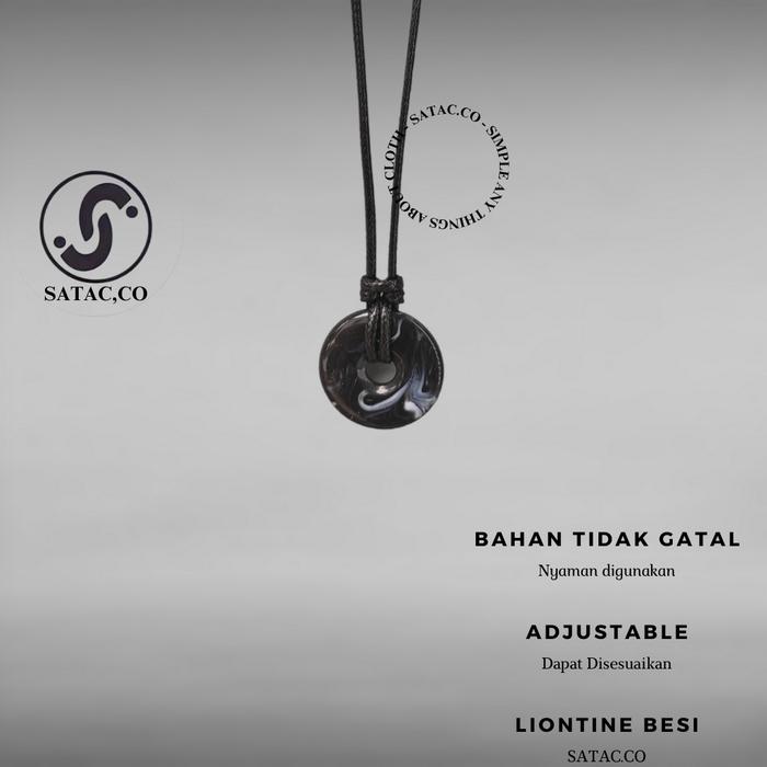 Kalung Tali Pria dan Wanita // Kalung Simple Liontin elegan // Kalung Pria Keren // Kalung Wanita Ke