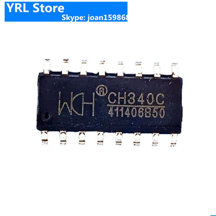 10PCS FOR CH340C SOP-16 ICUSB 100%NEW　IC