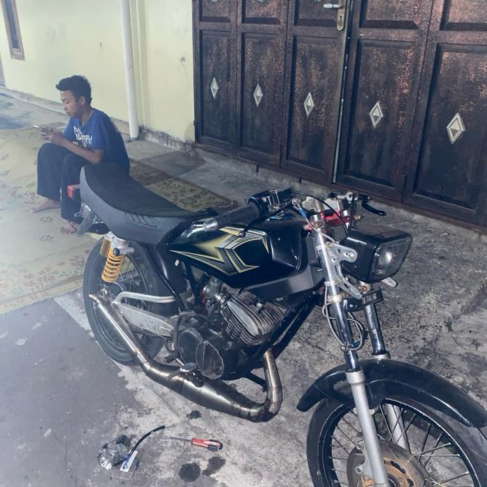 Rx100 modif king tengki ori rangka ori king