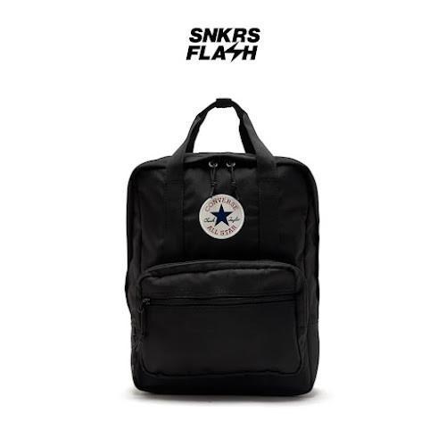 Tas Ransel Wanita CONVERSE Small Square Backpack Black - 27893A01