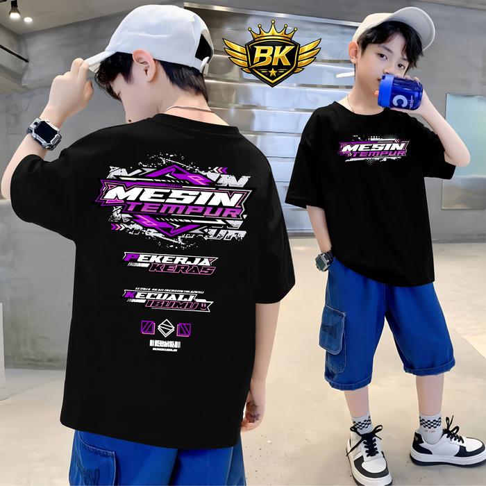 KAOS ANAK MESIN TEMPUR Tshirt KATA MESIN TEMPUR KAOS RACING MESIN TEMPUR PRIA DAN WANITA