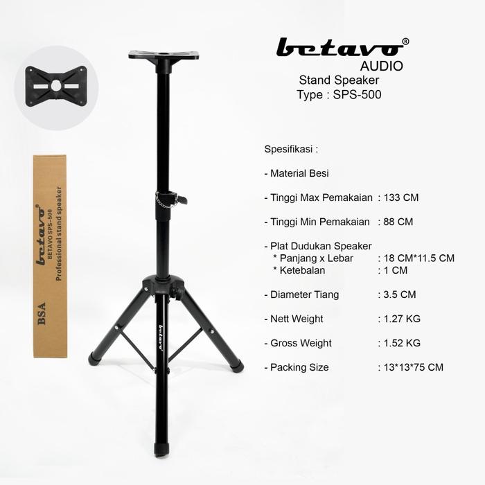 STAND SPEAKER BETAVO SPS 500 / SPS50O / PCS ORIGINAL BETAVO