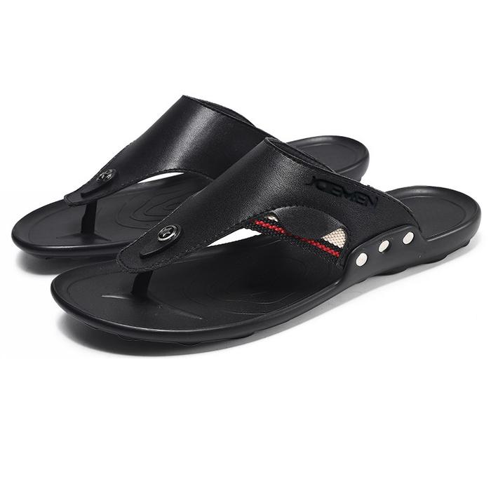 Joemen Sandal Pria Kulit S 09 Sandal Jepit Pria Outdoor Traveling Joemen