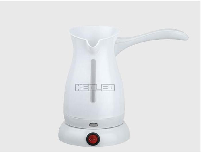 XEOLEO Teko Kopi Elektrik Pembuat Kopi Turki Teh/Kopi 650W Ketel