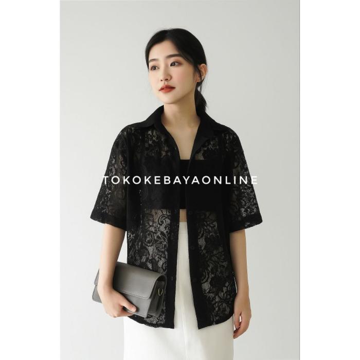 outer brokat | outer brokat kondangan kekinian | outer brokat