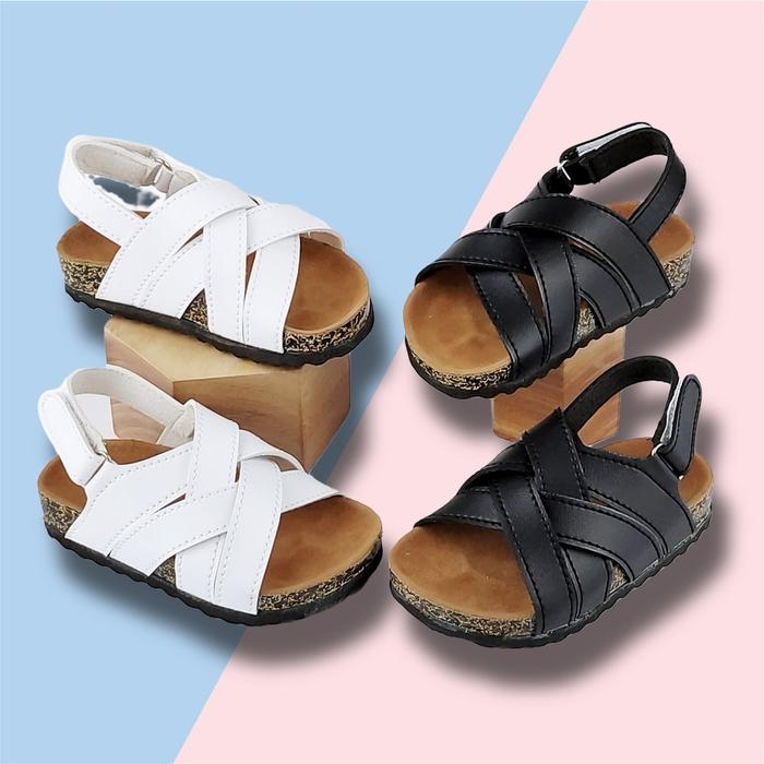 Ava Baby Sandal Anak Laki-laki dan Perempuan Usia 1-5 Tahun Model Puyuh Tali Belakang Sendal Puyuh A