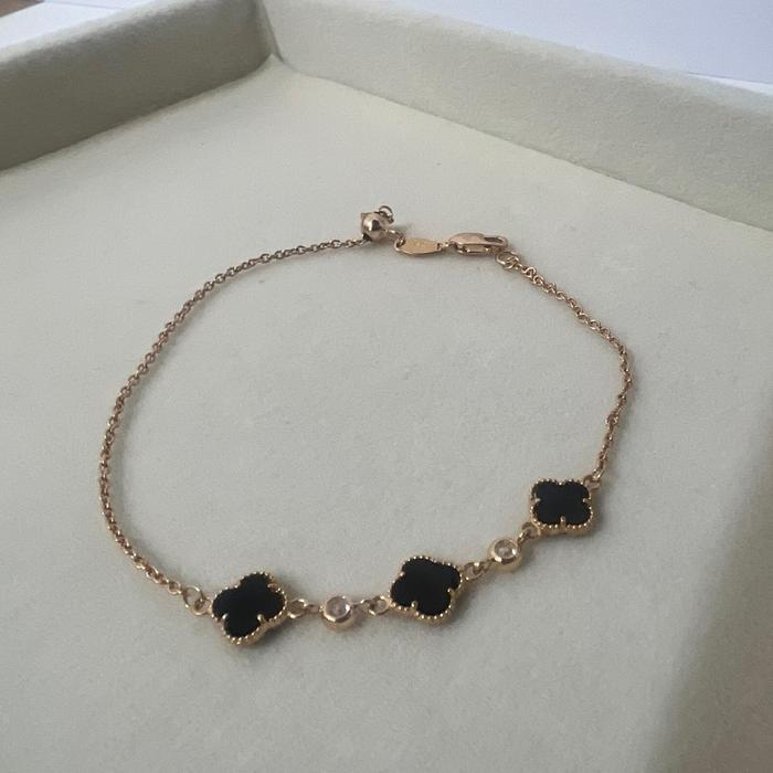 6K - Gelang Rantai - 2208027- UNIONE D'AMORE - KUNING - 1.89gr - 1.92gr