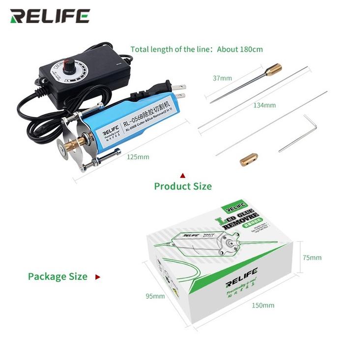 Sunshine RL-056B 2 In 1 Alat Pembersih Lem Listrik Alat Pembersih