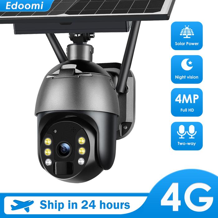 4G Solar IP WiFi 1080P CCTV Video Wireless Surveillance Camera