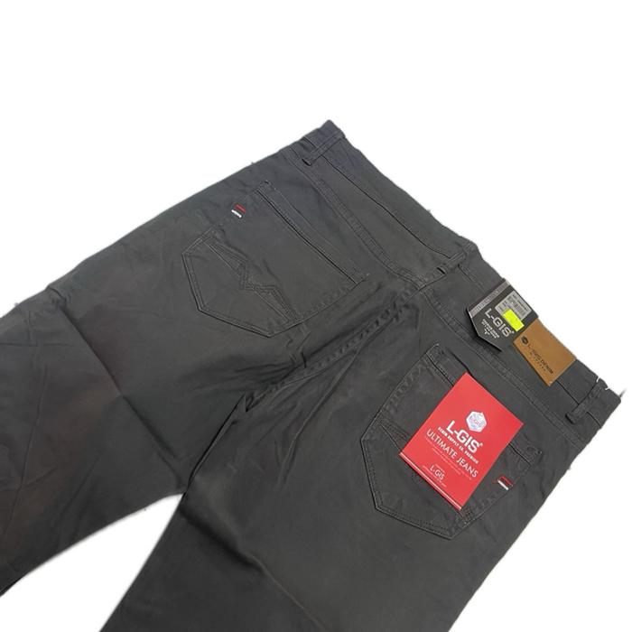 Cino jumbo L-GIS warna abu-abu panjang premium