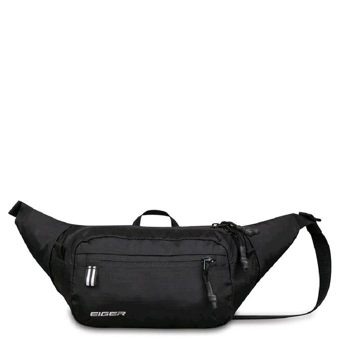 EIGER IRIDIUM 2L FOLDABLE WAISTBAG - BLACK