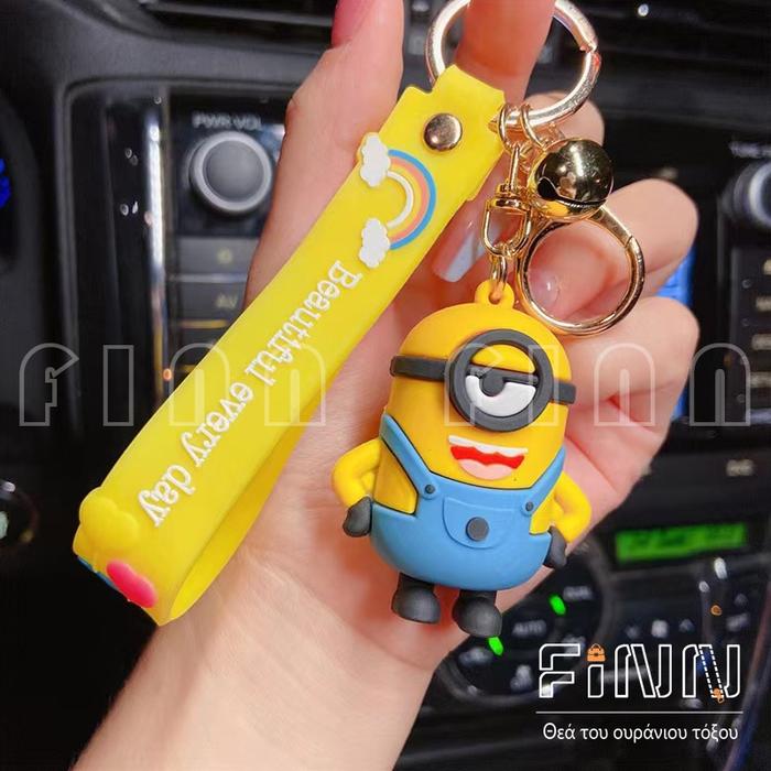 Gantungan Kunci Karakter Minions Lucu - Keychain Boneka Karakter Minions