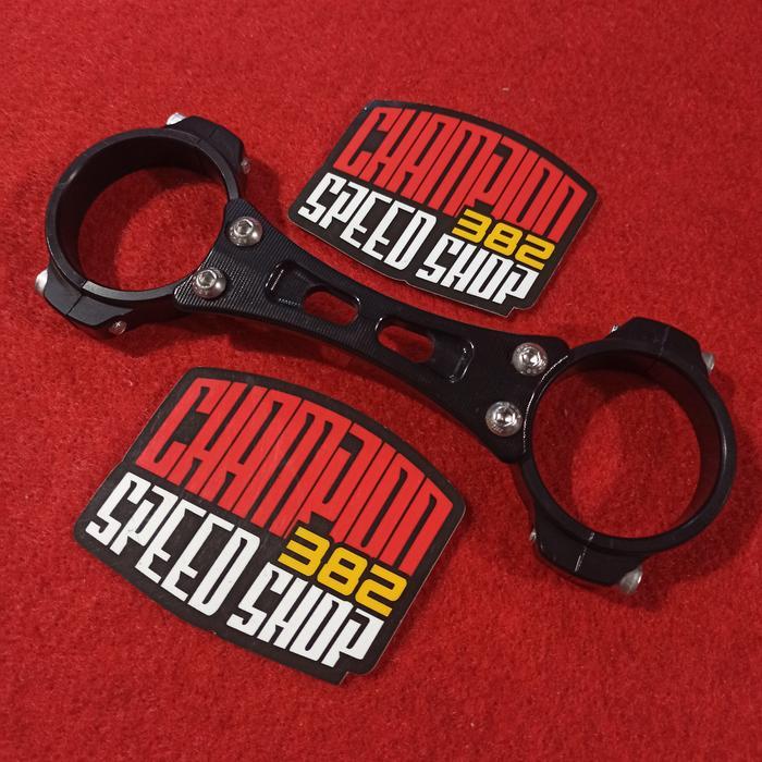 Stabiliser Stabilizer Fork Shock Depan Ninja 150 RR R SS ZX 150 150RR 150R 150SS ZX150 Black Hitam