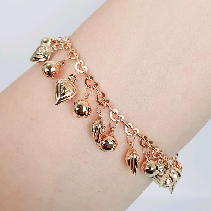 Gelang rantai charm krincing krincing