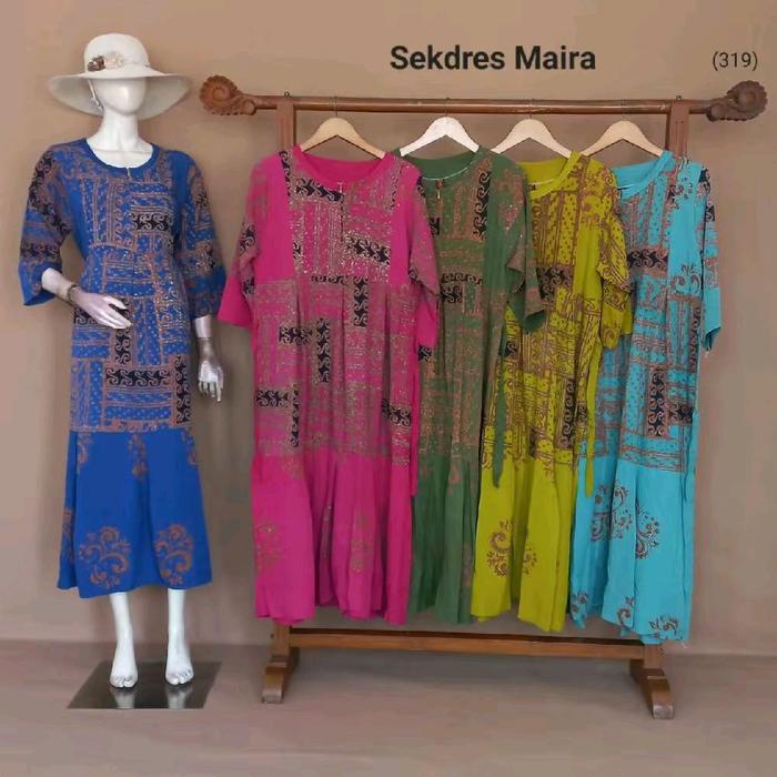 Daster SEKDRESS MAIRA BY PUTRI DIANA  Rayon Chibi Terbaru