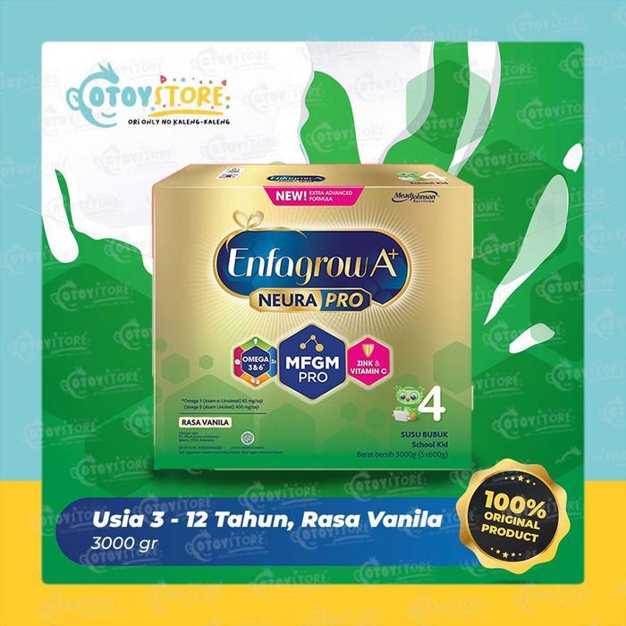 Enfagrow A+4 Nura Pro Susu Bubuk untuk Anak 3-6 Tahun 900g