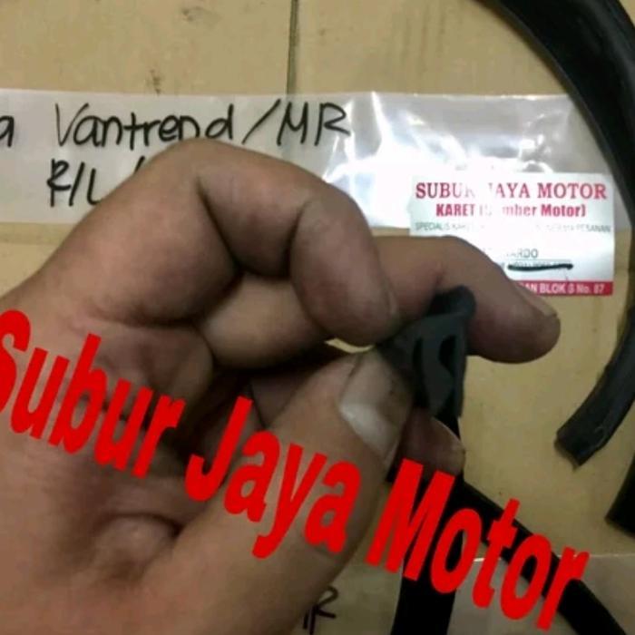 Karet Pelipit Kaca Weather Strip Mazda Vantrend Mazda MR (Luar-Dalam) R1