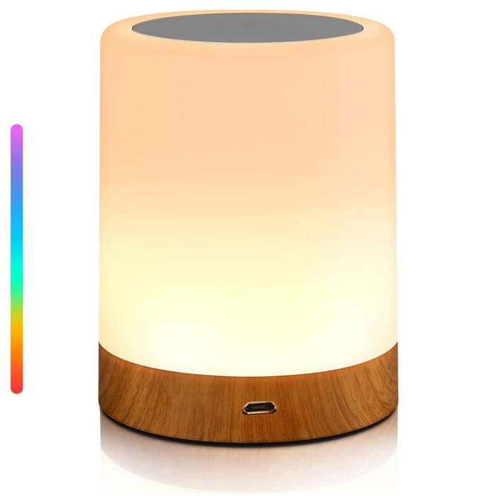 Night Light Touch LED Table Lamp Bedside Lamp RGB Table Lamp Bedroom