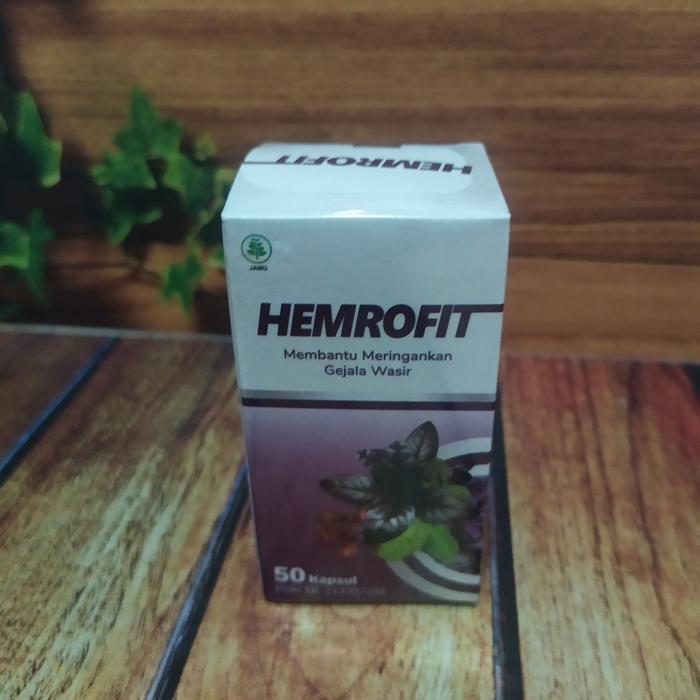 HEMROFIT Naturafit 50 Kapsul Daun Ungu Herbal Untuk Wasir Ambeien
