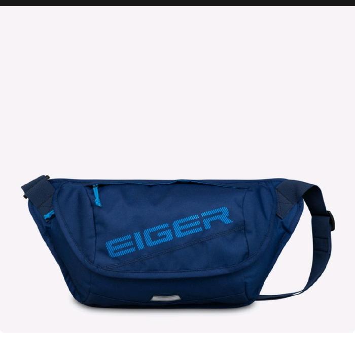 Tas EIGER ALPINE W CROSS SLINGBAG tas selempang tas pinggang Waistbag -Biru