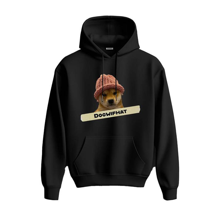 Hoodie Ripple Crypto XRP Premium Fleece Cloth Sweater Jacket Hood Black Hitam