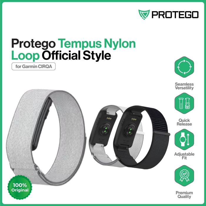 Watch Strap / Band Compatible For Garmin CIRQA Protego Tempus Nylon Loop Official Style (PT-113/PT-1