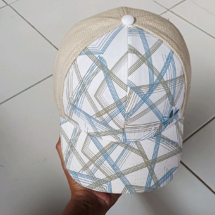 topi adidas trefoil visor pendek anyaman