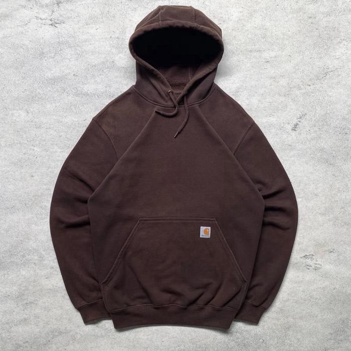 hoddie carhartt brown basic original