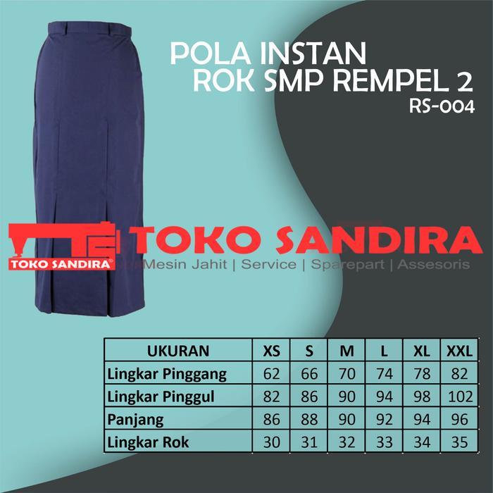 PROMO!! pola rok/pola intsan rok smp/pola rok wanita/pola instan rok sekolah STOK TERBATAS!!