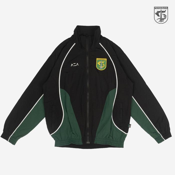 Jaket Tracktop Persebaya Panel - Black | Persebaya Store