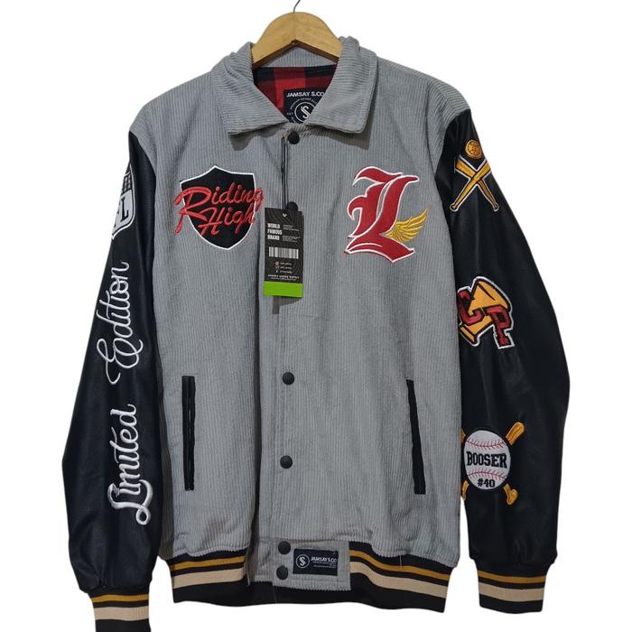 Jaket Bomber Varsity Corduroy | Riding High
