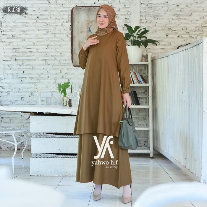 Seragam Gamis PNS Wanita /pakaian kerja wanita/baju gamis Guru pns wanita model kurung Panjang/gamis