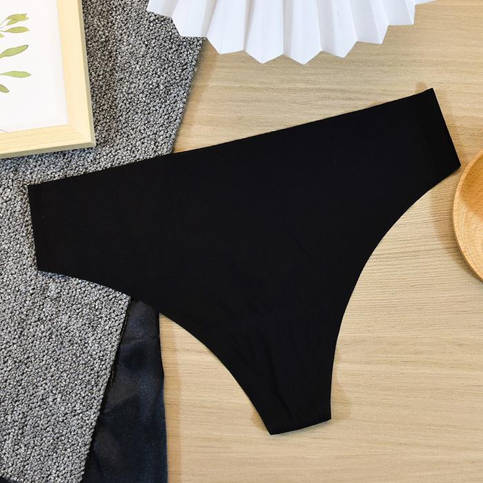 NL CELANA THONG WANITA SEXY PANTIES SEKSI HOT PEREMPUAN SEAMLESS TIPIS LEMBUT ADEM KUALITAS LENTUR D
