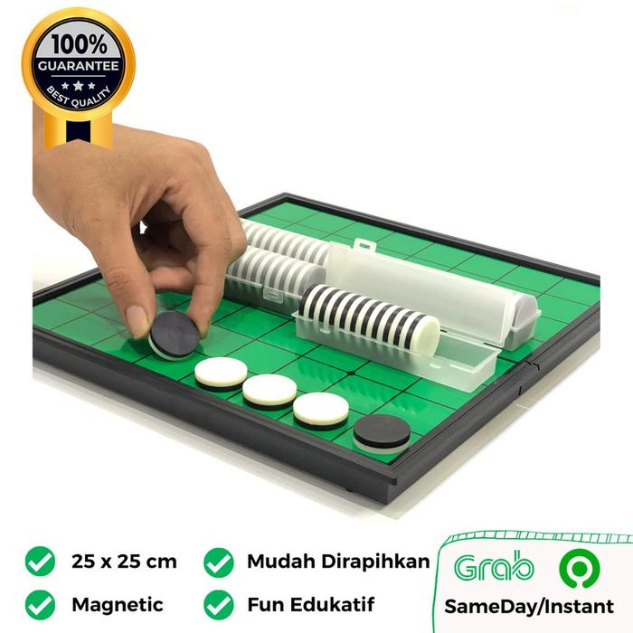 MAINAN PAPAN MAGNET CATUR JEPANG OTHELLO REVERSI OTELO