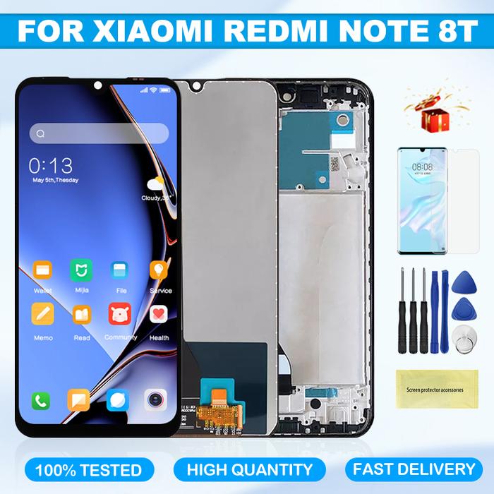 6.3'' 100% Test For Xiaomi Redmi Note 8T LCD Display Touch Screen