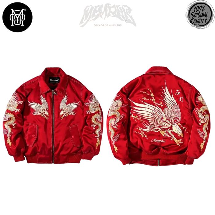 MEMPHISORIGINS SUKAJAN JACKET - ISHIKAWA RED - [limited edition]