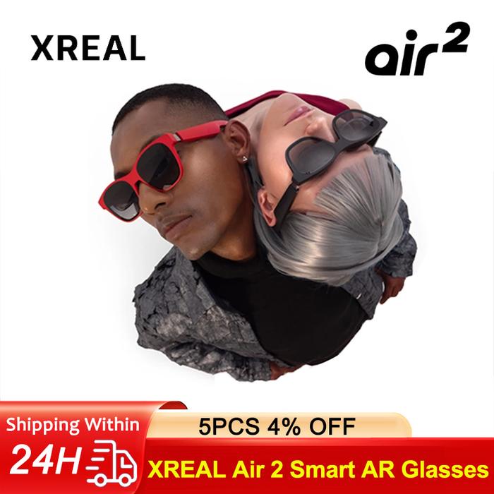 Original Xreal Air 2 AR Glasses 120Hz 330 Inch Micro OLED Big Screen 1080P View 75g 120Hz Smart Glas