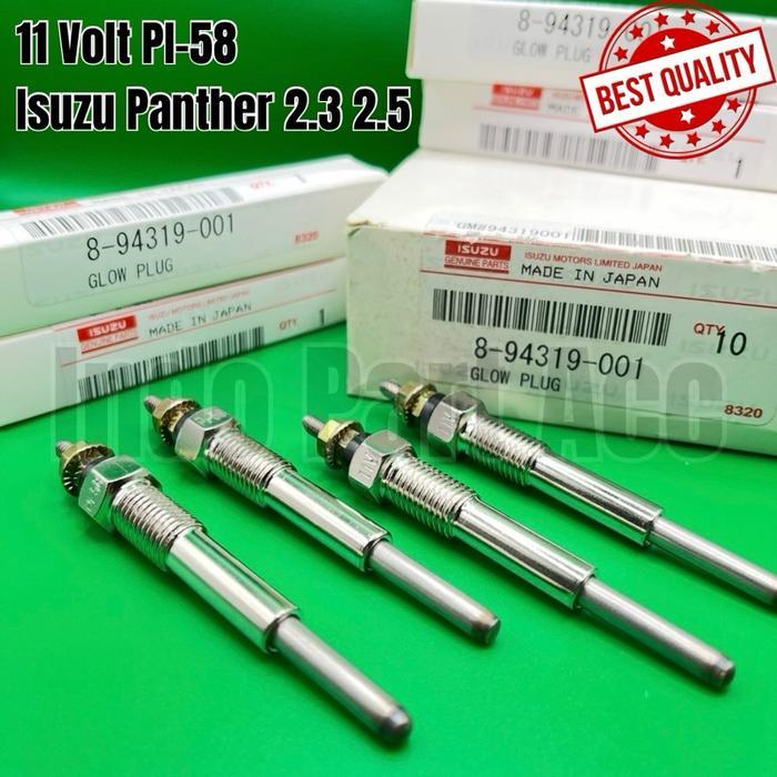 ORIGINAL Busi Pemanas Busi Pijar Glow Plug Mobil Isuzu Panther 2.3 2.5 Original Satuan