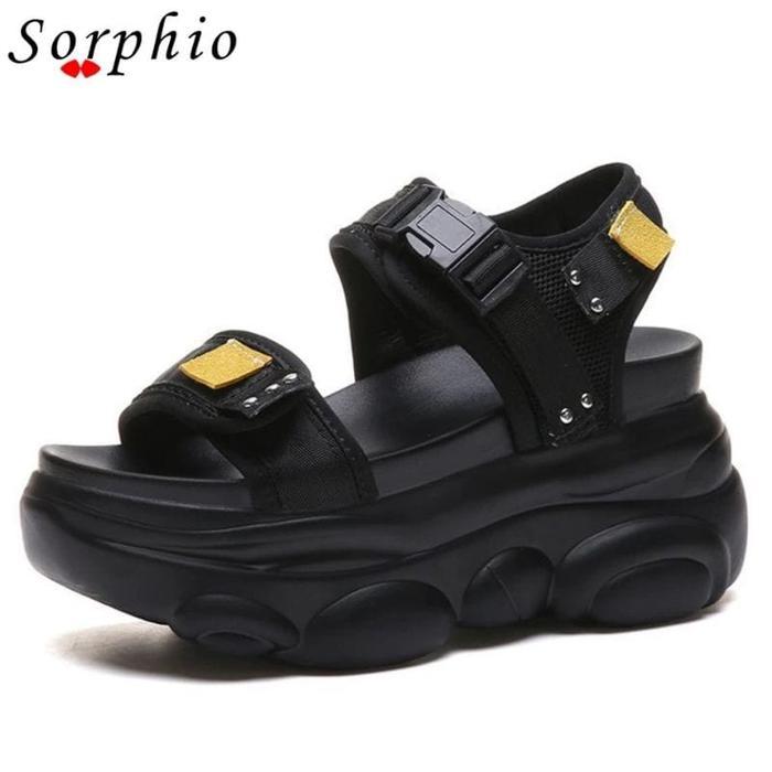 ARAN _ Sandal Gunung Casual Korea BD-16 Kasual Wanita Sendal Cewek