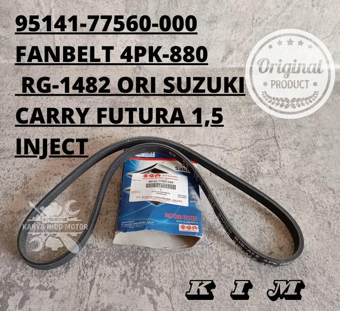 Fanbelt Fan Belt V Belt 4PK 880 FUTURA 1,5 INJECTION 95141-77560-000 KI1