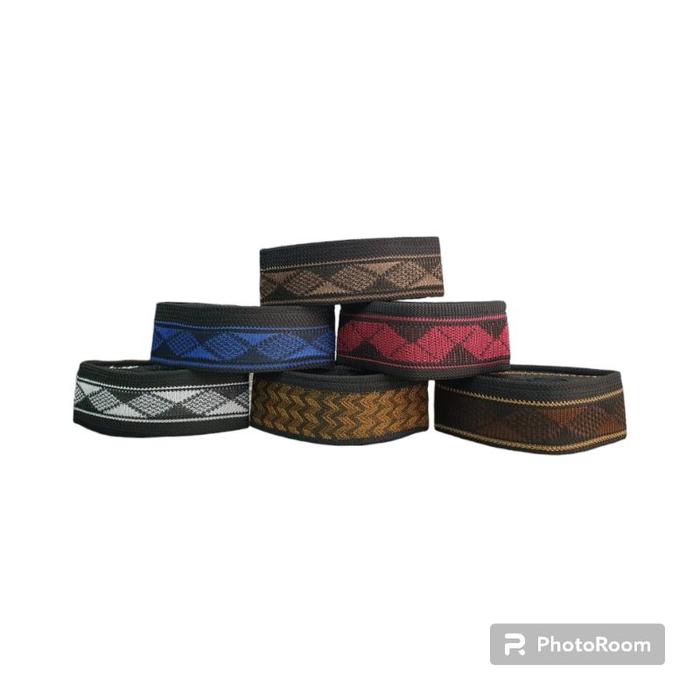 Grosir 10 Pcs - Peci Kopiah Songkok Benang Rajut Parahiyangan Kopiah Rajut Songkok Rajut Motif Warna