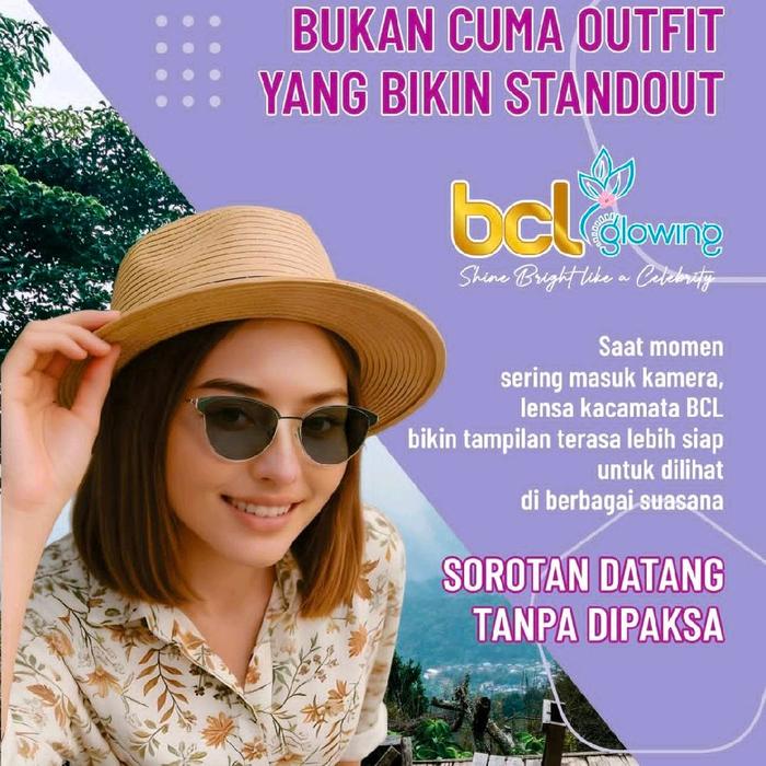 Lensa kacamata bcl glowing aqua blucromic