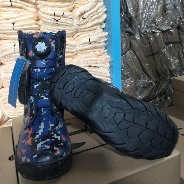 sepatu loreng Airud/sepatu pdl taliputar loreng Airud kulit