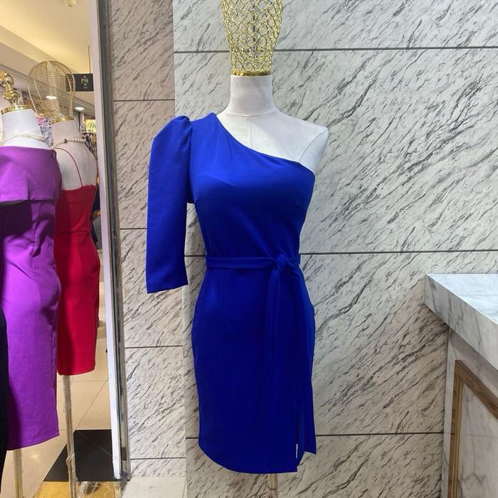 DRESS VB ONE SHOULDER WANITA FASHION IMPORT BANGKOK