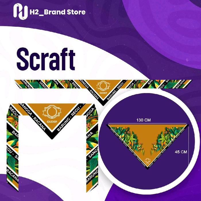 Scraft Custom Printing Bahan Satin Banner