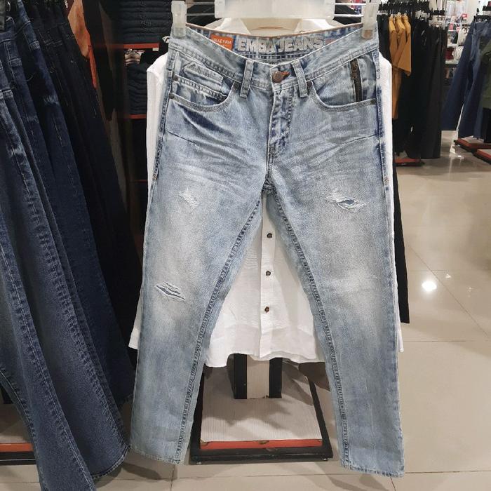 EMBA JEANS CELANA DENIM PANJANG PRIA STEADY JIM REGULAR FIT PROMO ORIGINAL MATAHARI
